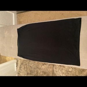 Long Black pencil skirt
